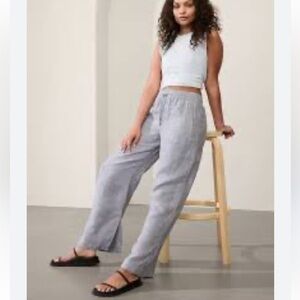 Athleta Wide Leg Gray Ultra Soft Lounging Pants. Size M